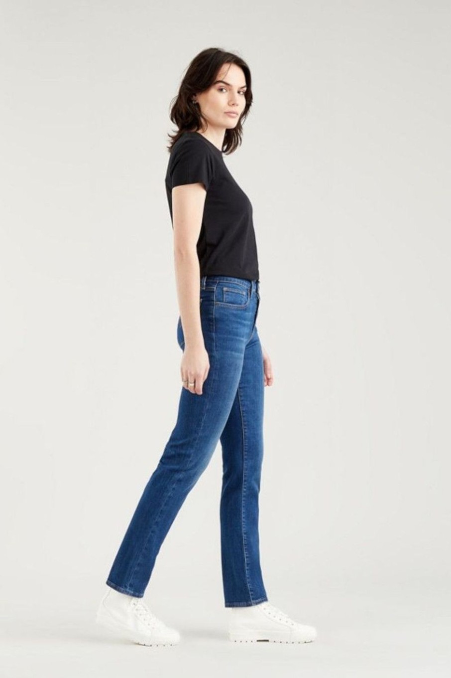 Donna Levi's® | Jeans 724 Dritti Ad Alta Vita Donna Blu