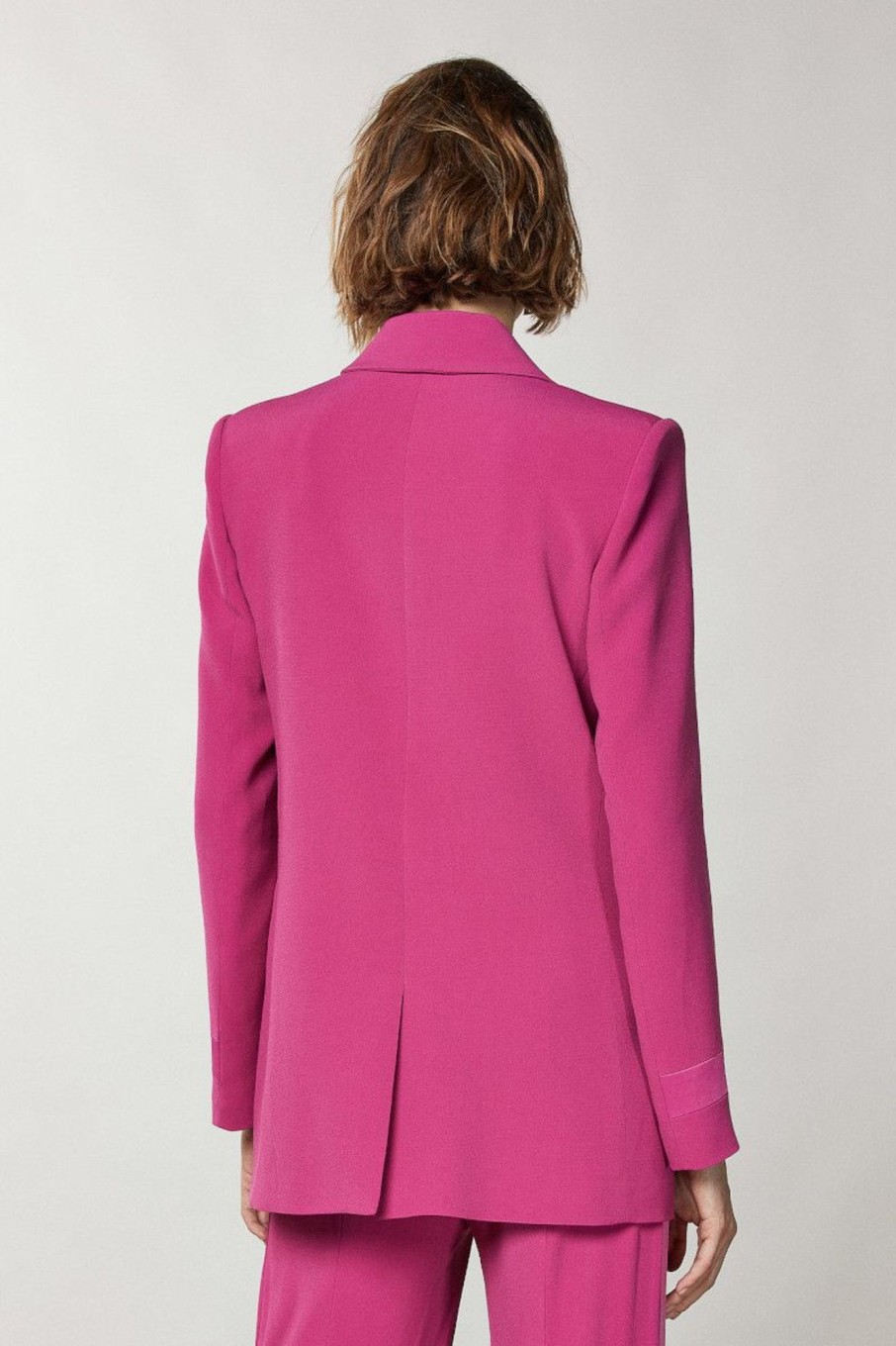 Donna Patrizia Pepe | Blazer Doppiopetto Donna Fucsia