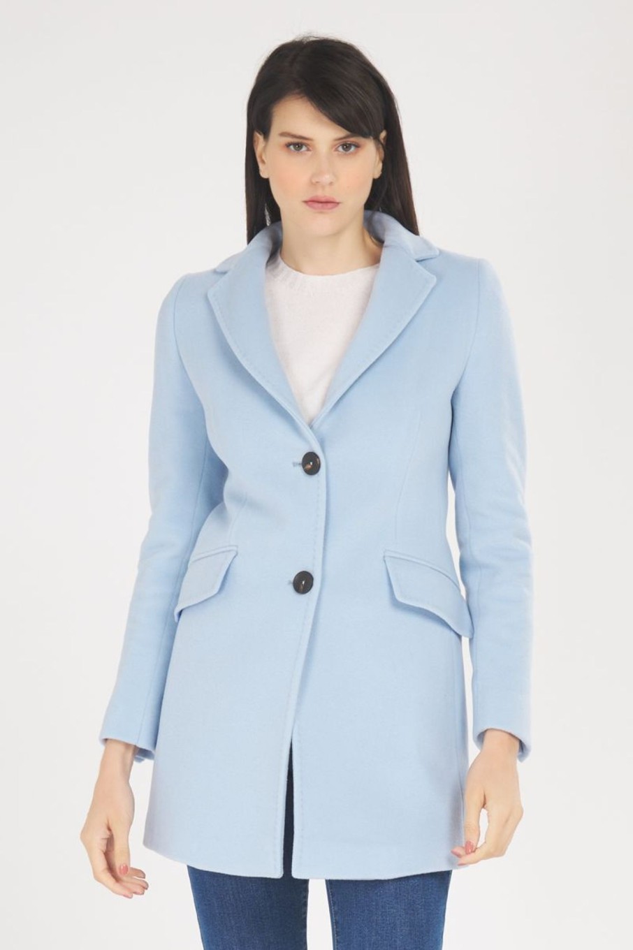 Donna Capani | Cappotto Donna Azzurro