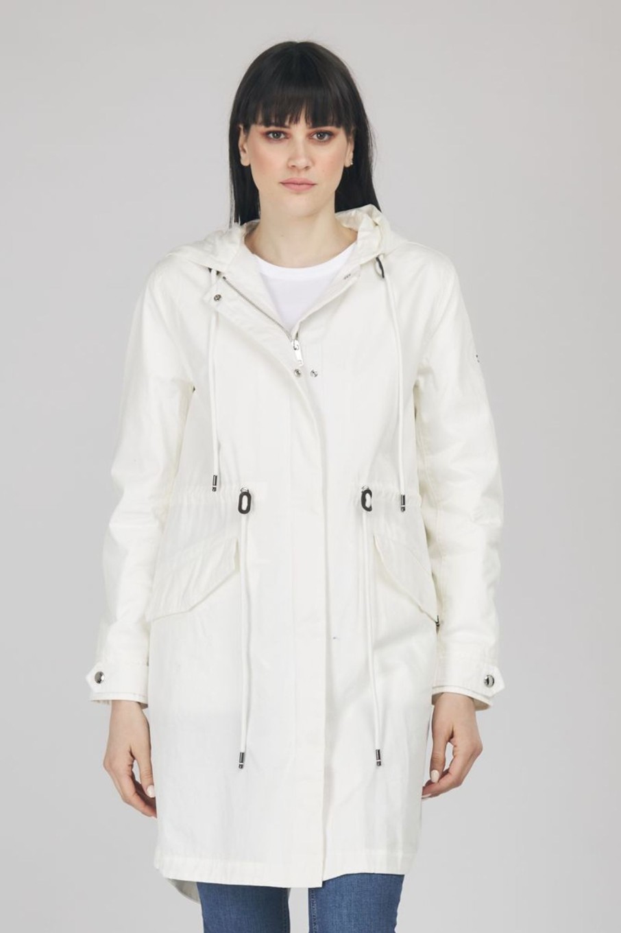 Donna Tommy Hilfiger | Parka Donna Bianco