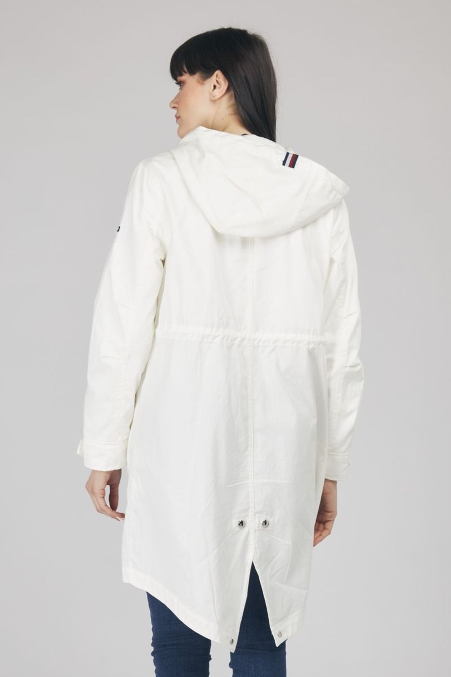 Donna Tommy Hilfiger | Parka Donna Bianco