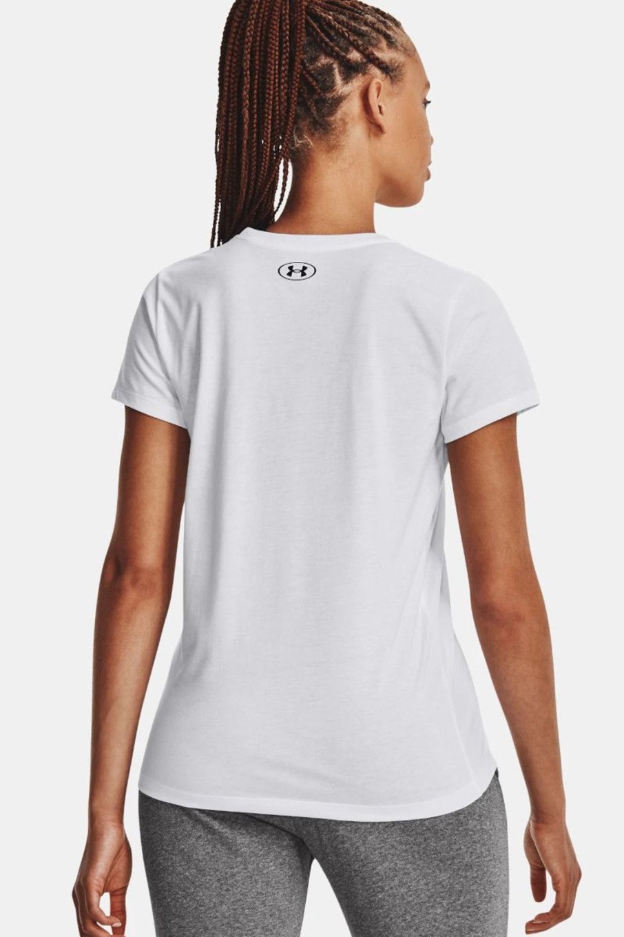 Donna Under Armour | Maglia A Maniche Corte Ua Sportstyle Left Chest Da Donna Bianco