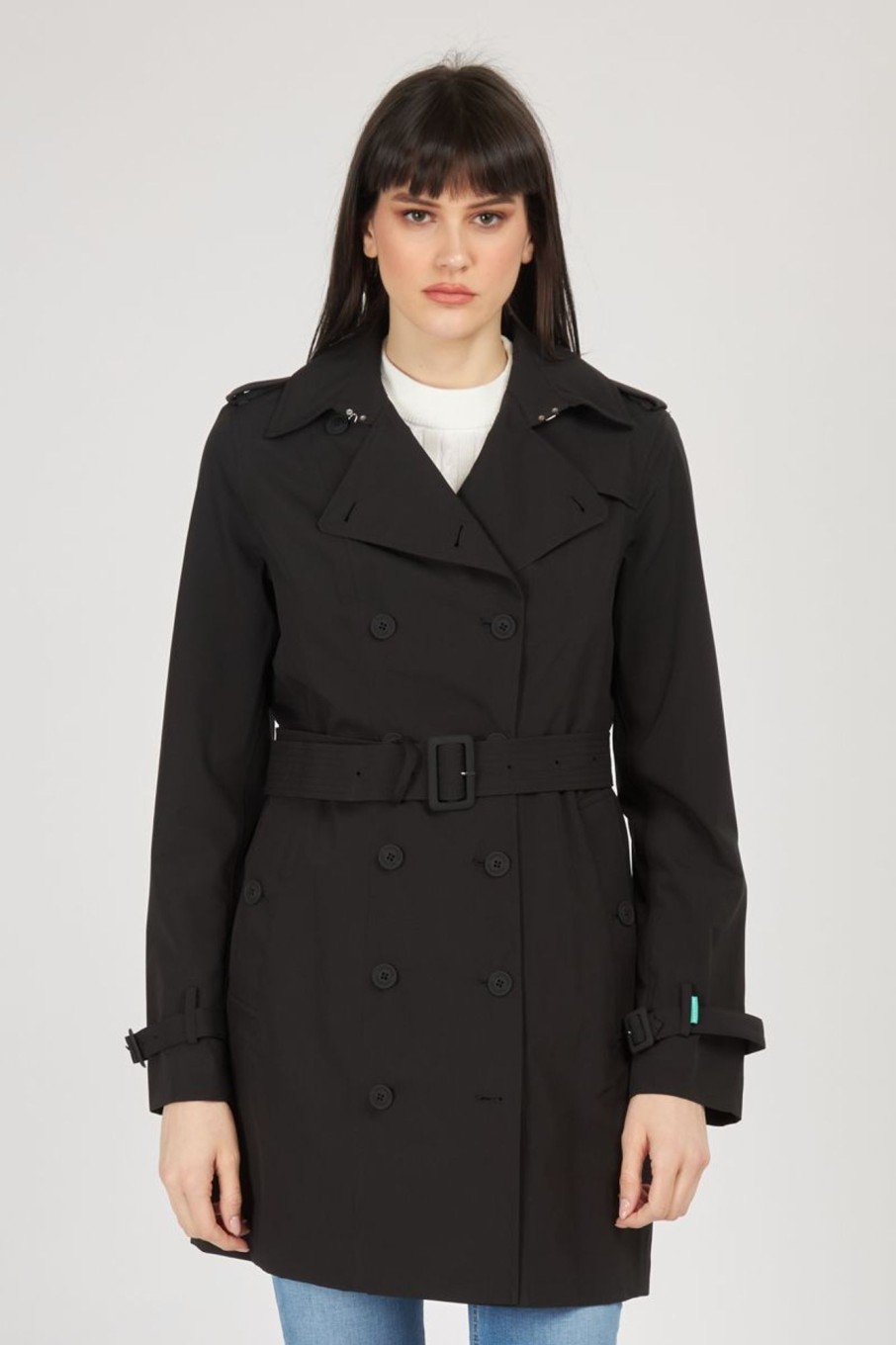 Donna Save The Duck | Trench Donna Nero