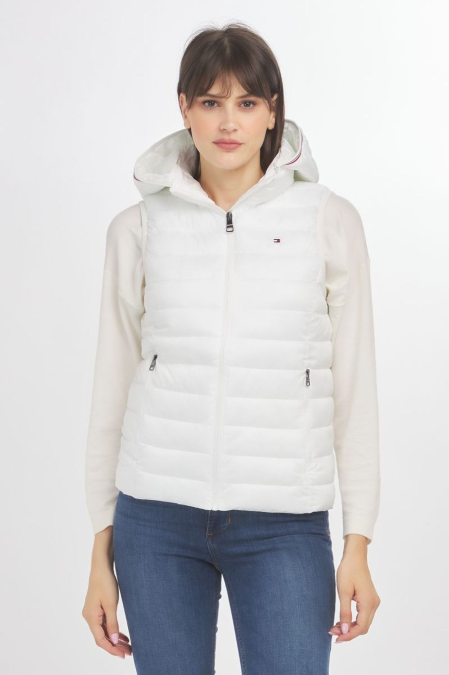 Donna Tommy Hilfiger | Gilet Donna Bianco