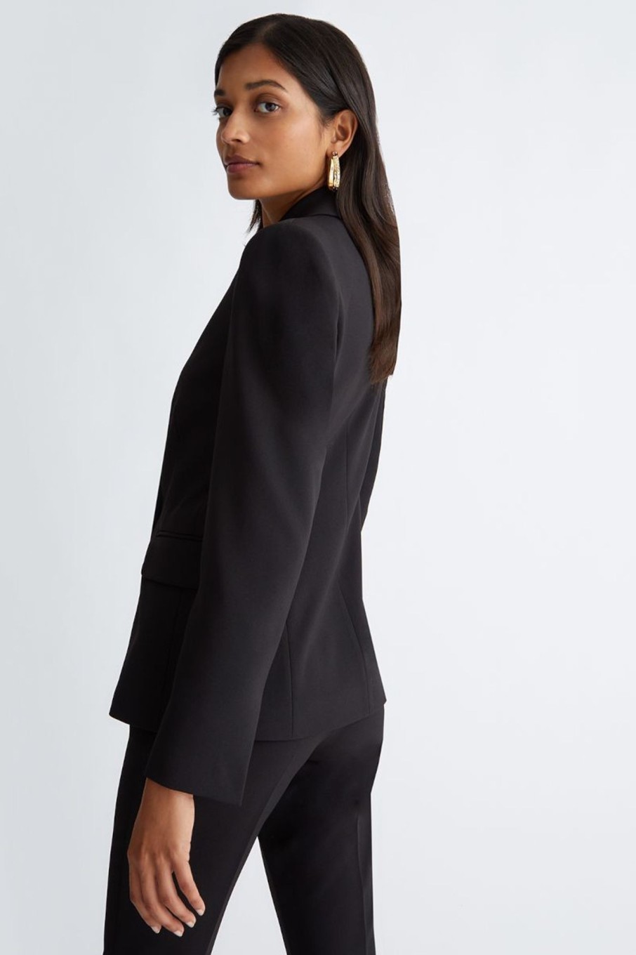 Donna Liu-jo | Blazer Nero Doppiopetto Donna Nero