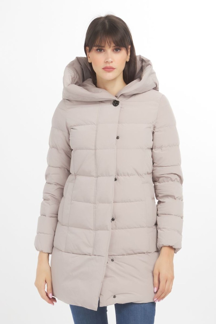 Donna Woolrich | Parka Donna Beige