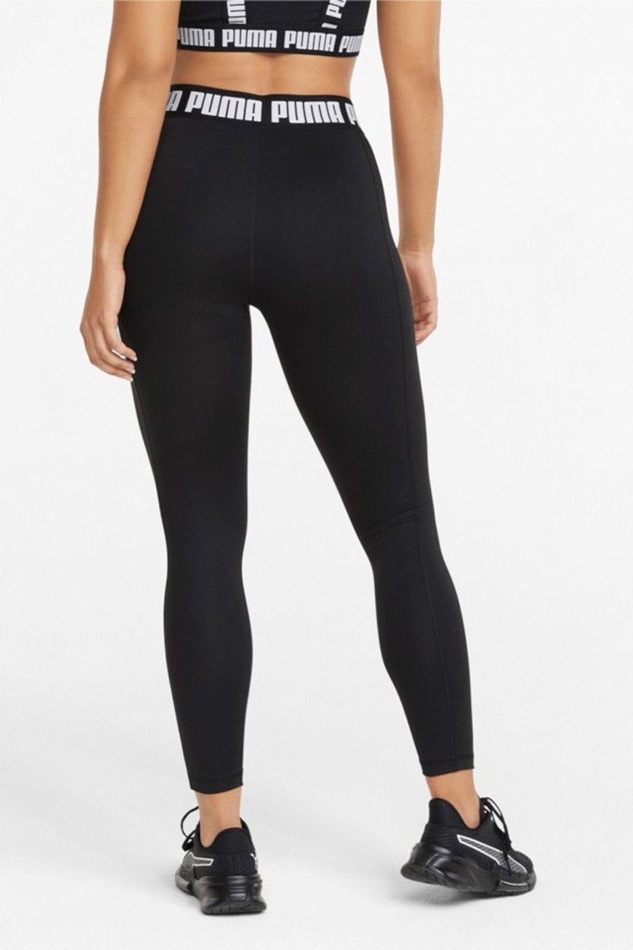 Donna Puma | Leggings Da Training A Vita Alta Resistenti Donna Nero