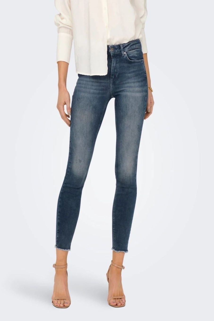 Donna Only | Onlblush Life Mid Ankle Skinny Fit Jeans Donna Denim