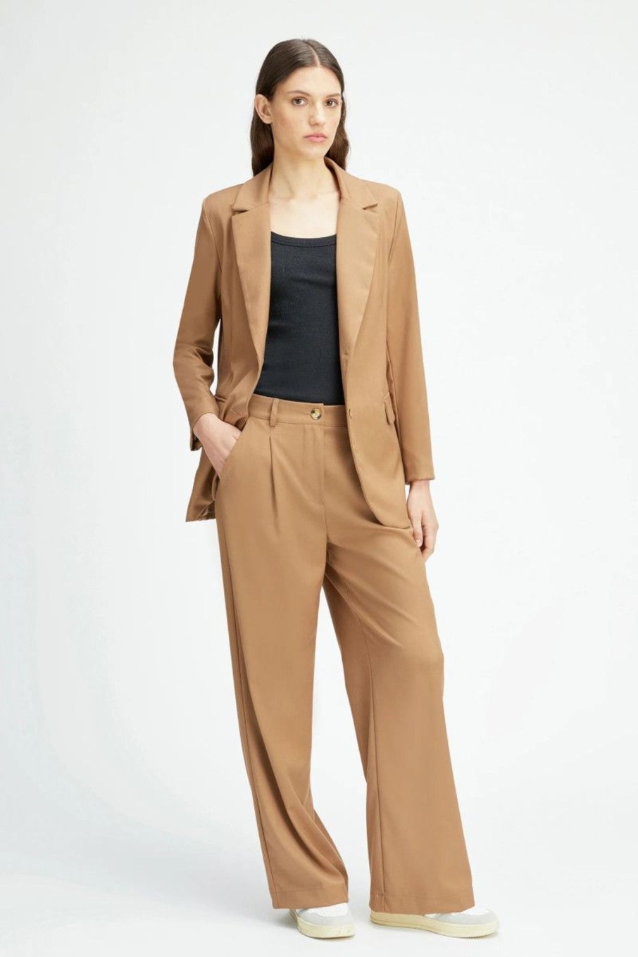 Donna GasJeans | Pantaloni Flare Donna Beige