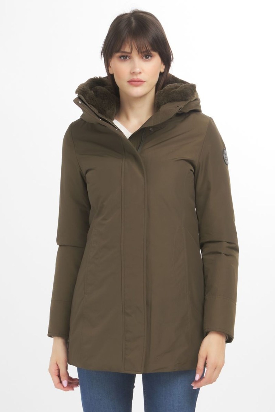 Donna Woolrich | Parka Imbottito Verde Oliva