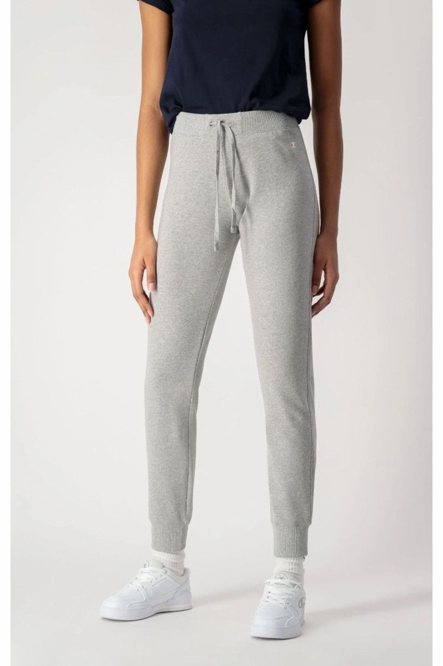 Donna Champion | Joggers In Cotone Elasticizzato Donna Grigio