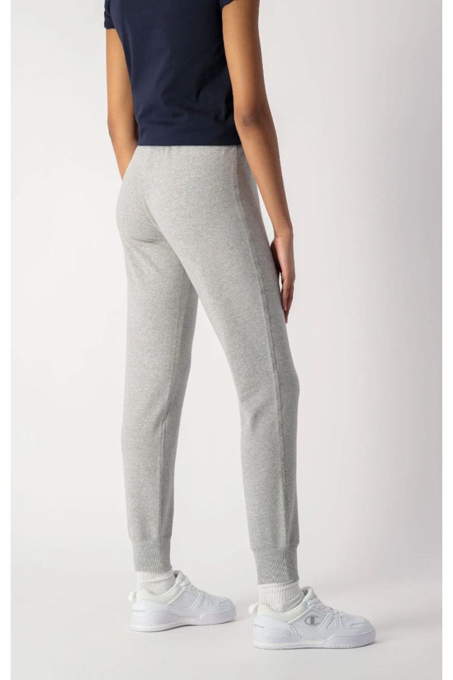 Donna Champion | Joggers In Cotone Elasticizzato Donna Grigio