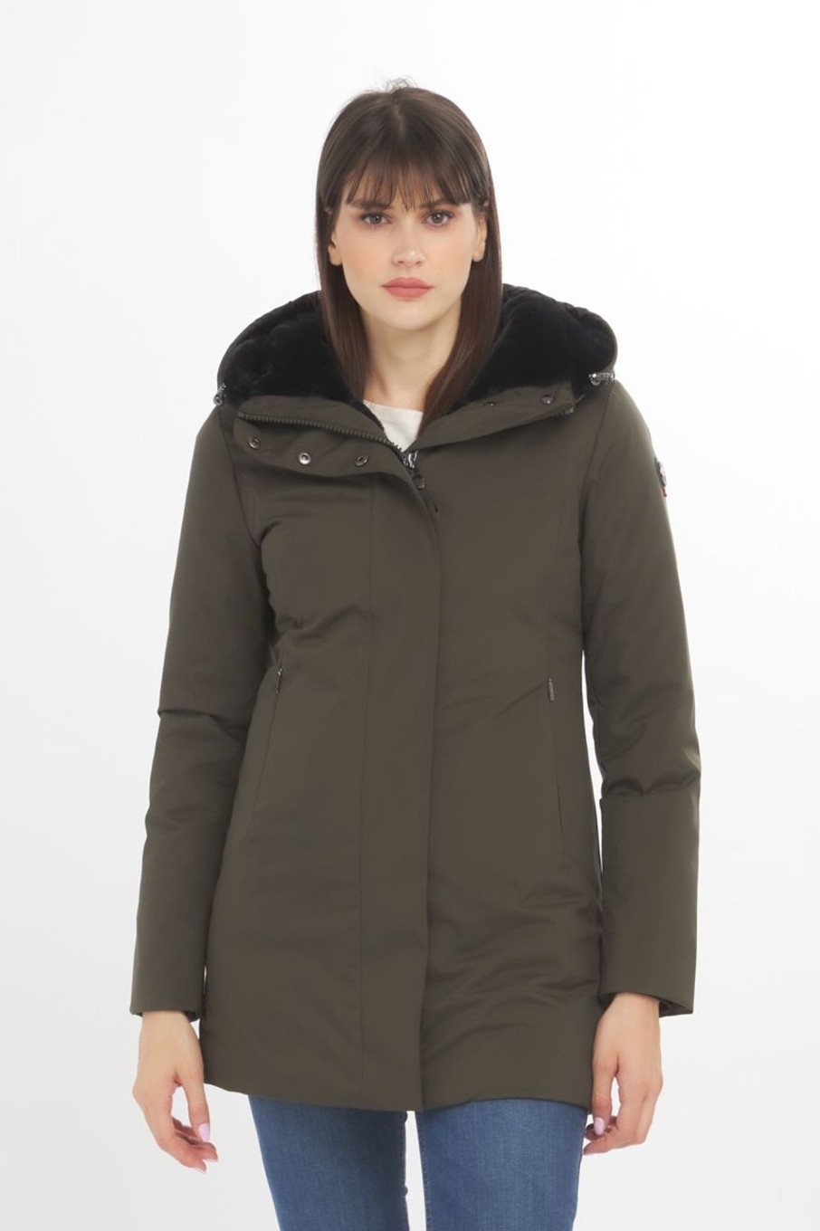 Donna Cape Horn | Parka Donna Verde Oliva