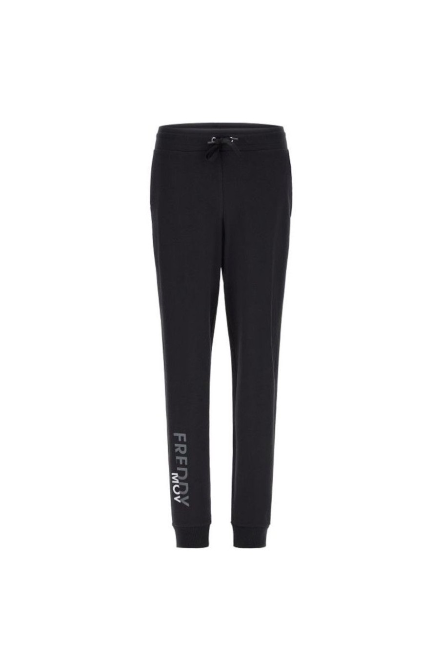 Donna Freddy | Pantaloni Sportivi Elasticizzati Donna Nero