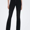 Donna Only | Jeans Flared L32 Donna Nero