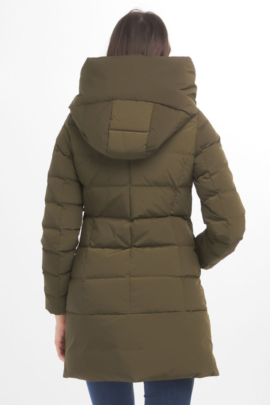 Donna Woolrich | Parka Donna Verde Oliva