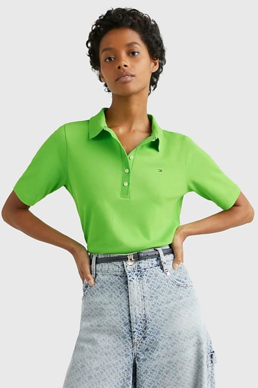 Donna Tommy Hilfiger | Polo 1985 Collection Donna Verde