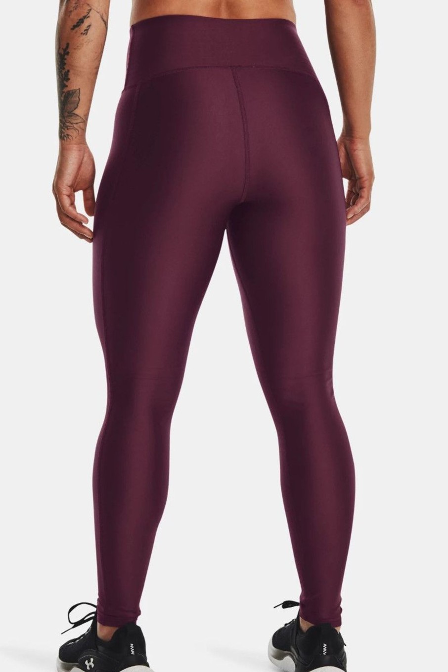 Donna Under Armour | Leggings Heatgear Armour No-Slip Waistband Full-Lenght Donna Bordeaux