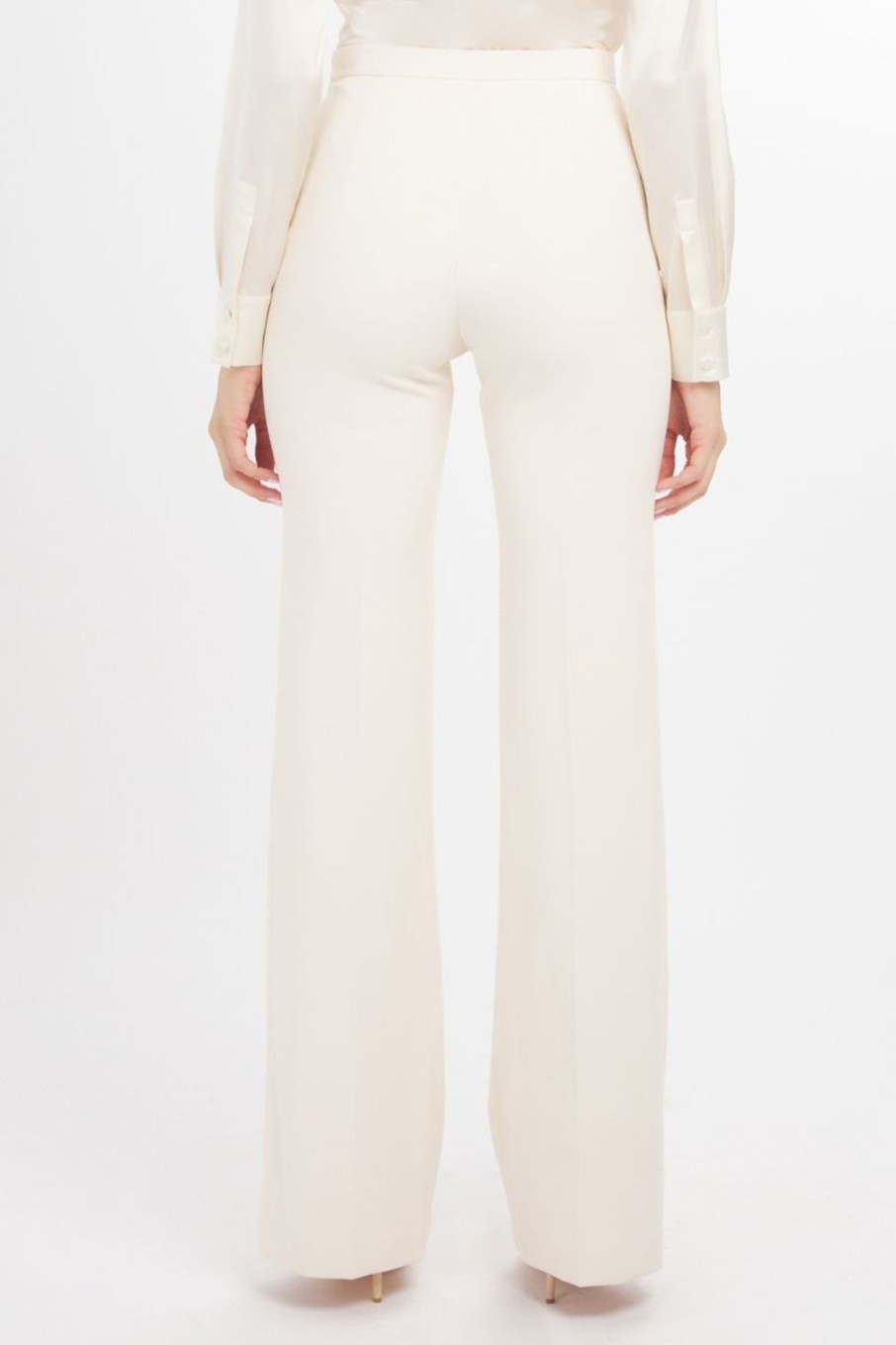 Donna Elisabetta Franchi | Pantaloni Donna Avorio