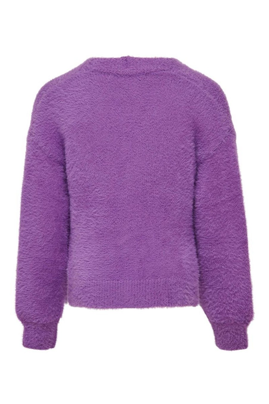 Donna Only | Cardigan In Maglia Ragazza Viola