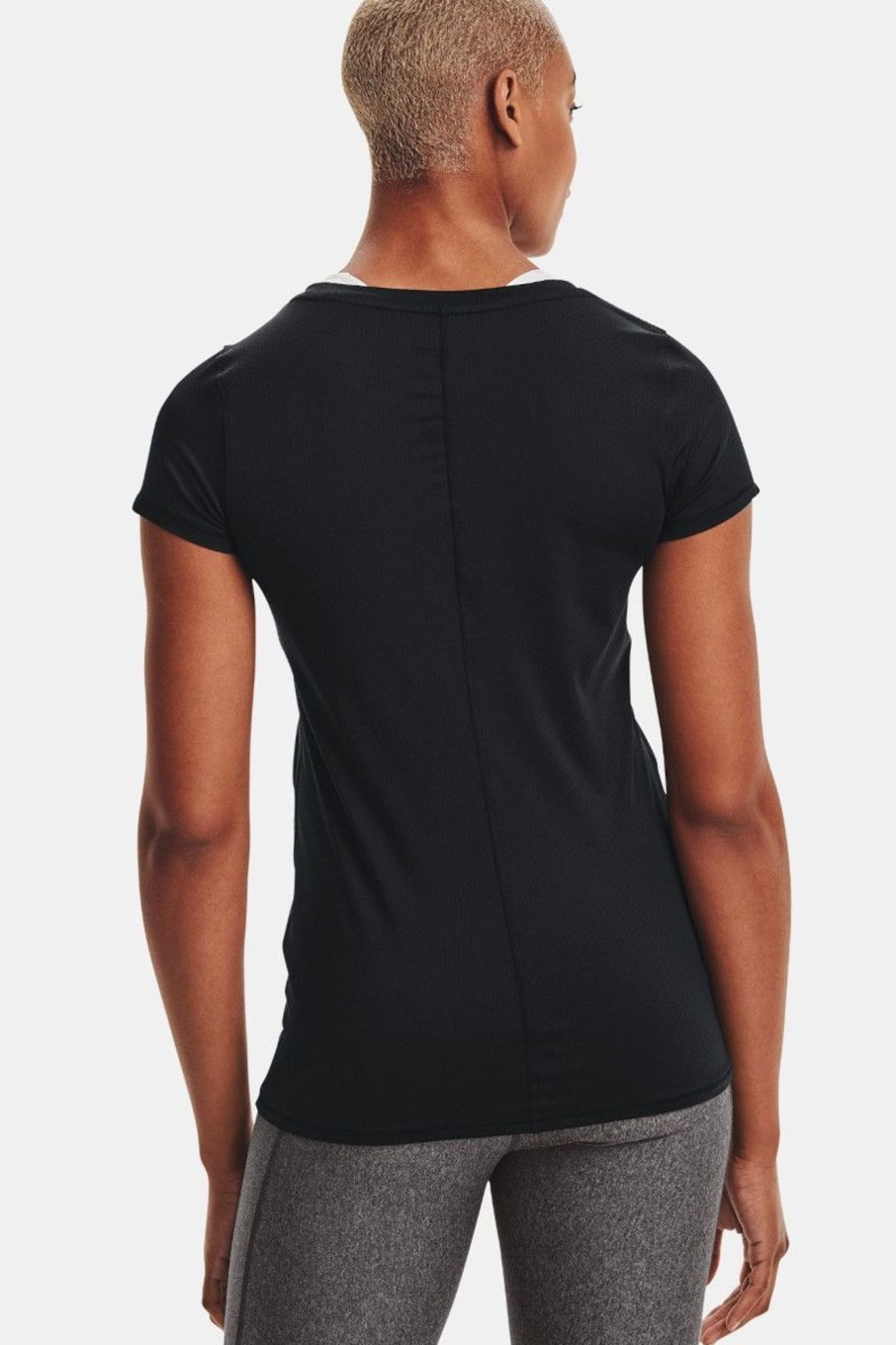 Donna Under Armour | Maglia A Manica Corta Heatgear® Armour Donna Nero