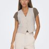 Donna Only | Gilet Formali Donna Beige