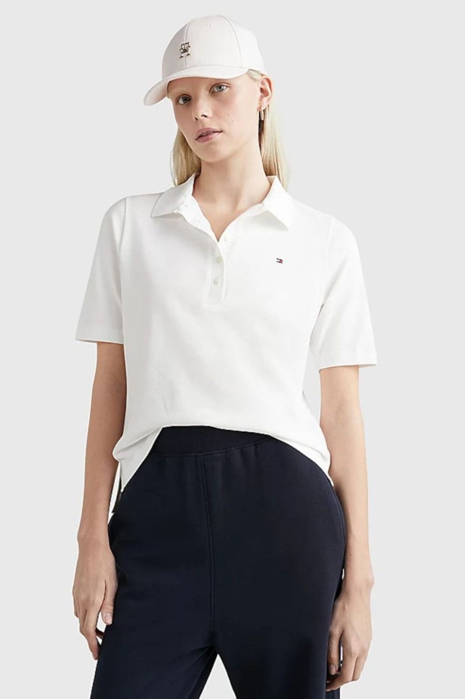 Donna Tommy Hilfiger | Polo 1985 Collection Donna Bianco