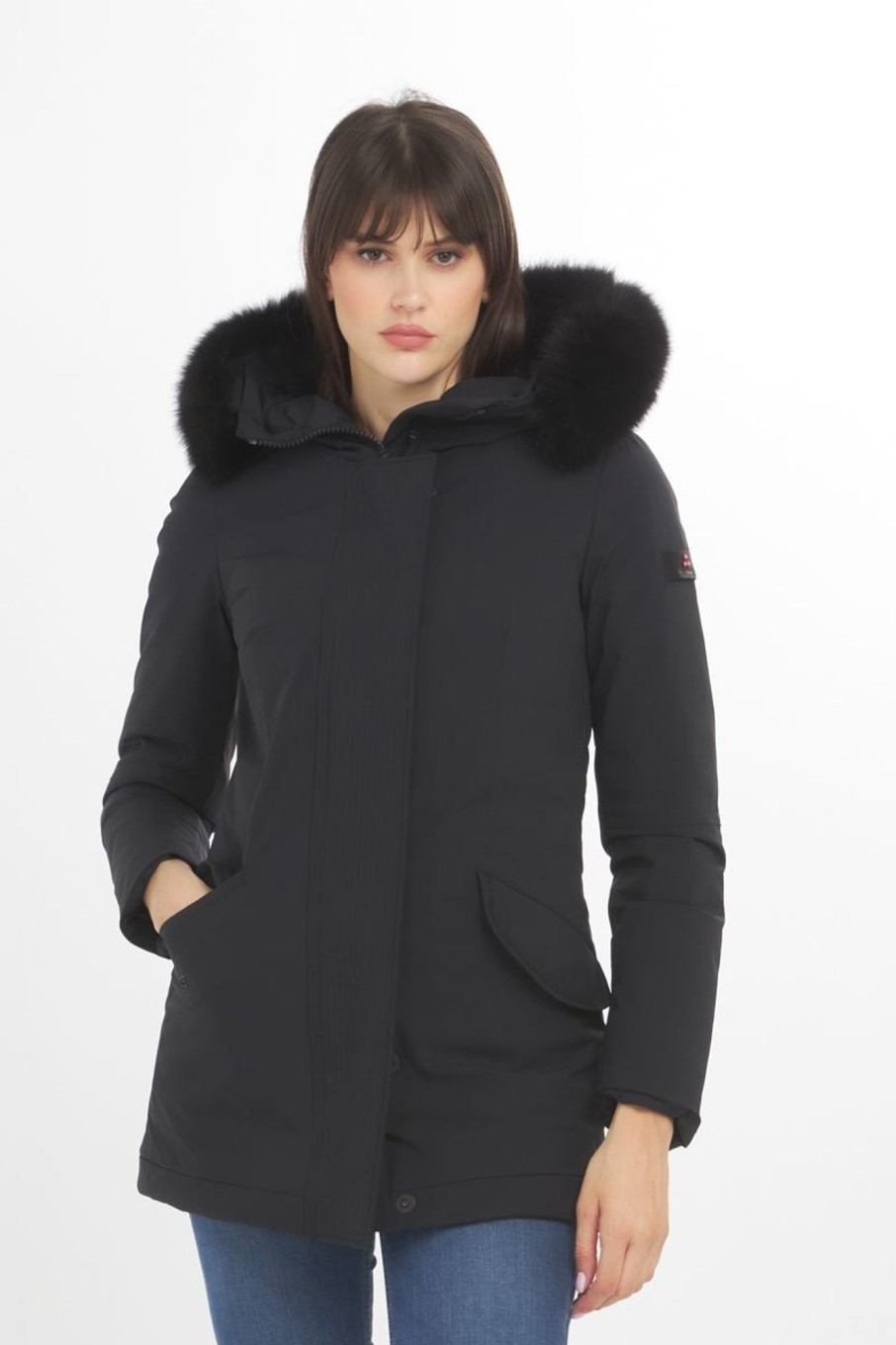 Donna Peuterey | Parka Donna Nero