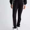 Donna Liu-jo | Pantaloni Jogging In Jersey Donna Nero