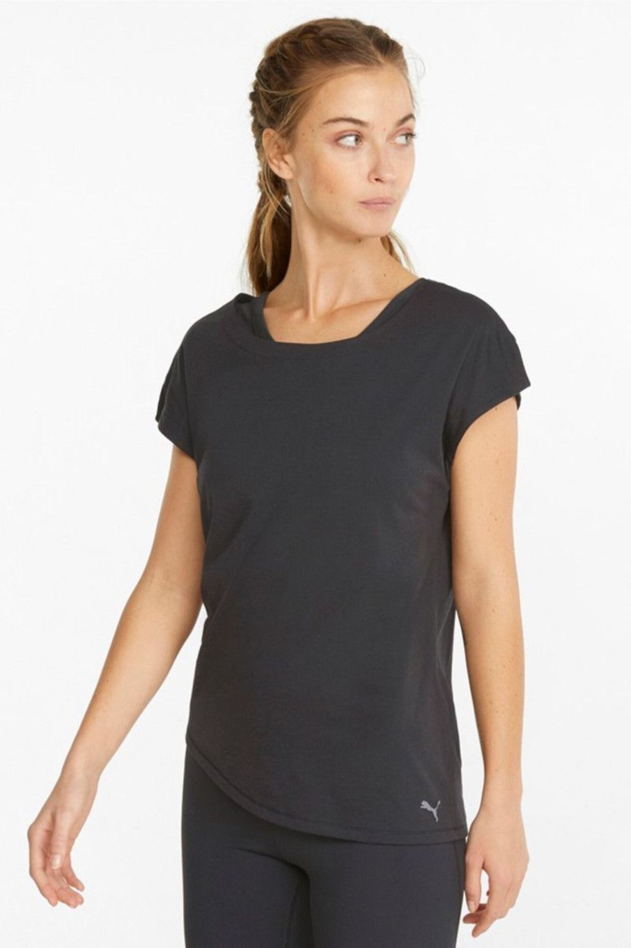 Donna Puma | T-Shirt Da Training Studio Foundation Donna Nero