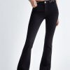 Donna Liu-jo | Jeans Nero A Zampa Donna Nero