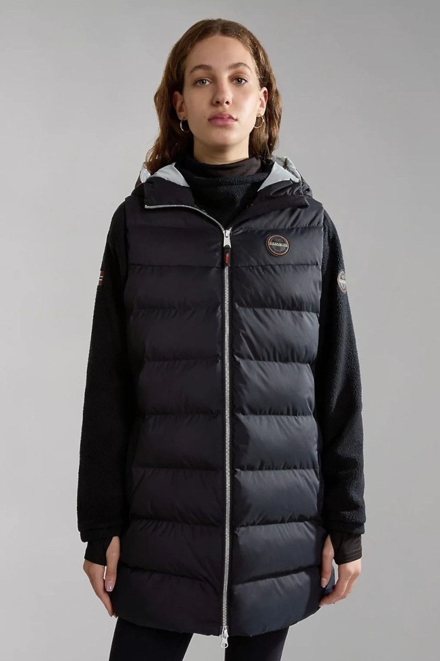 Donna Napapijri | Gilet Thermo Puffer Donna Nero