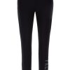 Donna Freddy | Leggings In Felpa Con Stampa Freddy Glitter Sul Fondo Donna Nero