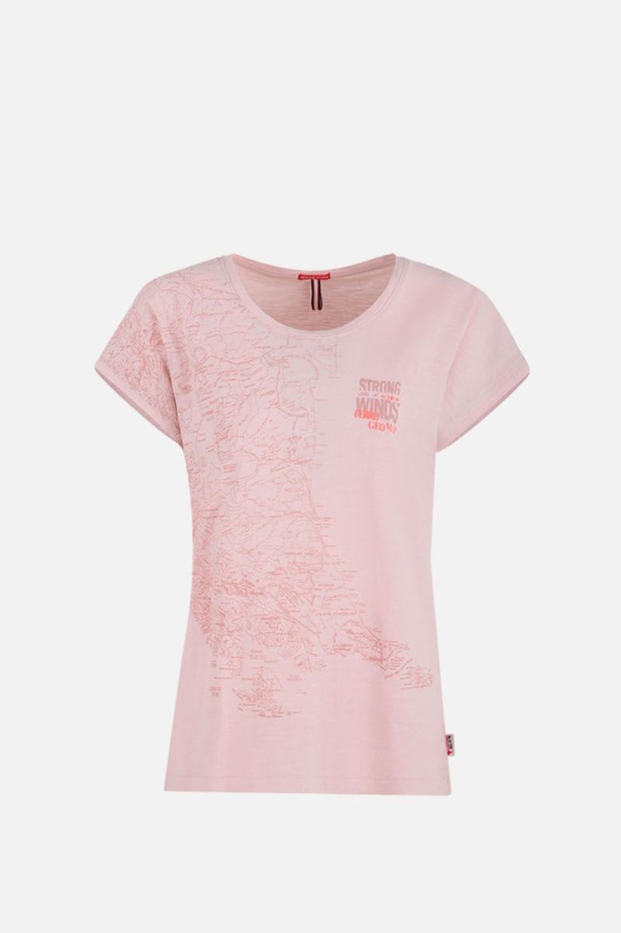 Donna Cape Horn | T-Shirt Bolina Donna Rosa