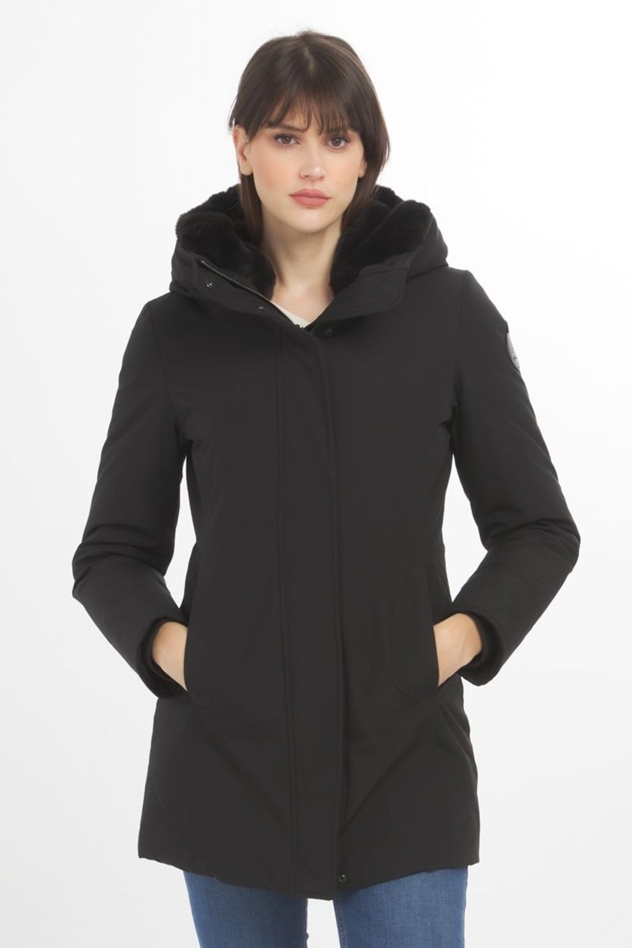 Donna Woolrich | Parka Imbottito Nero