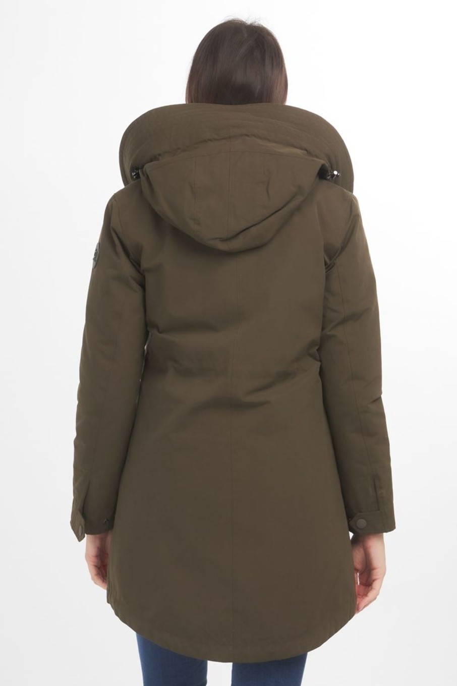 Donna Woolrich | Parka Donna Verde Oliva