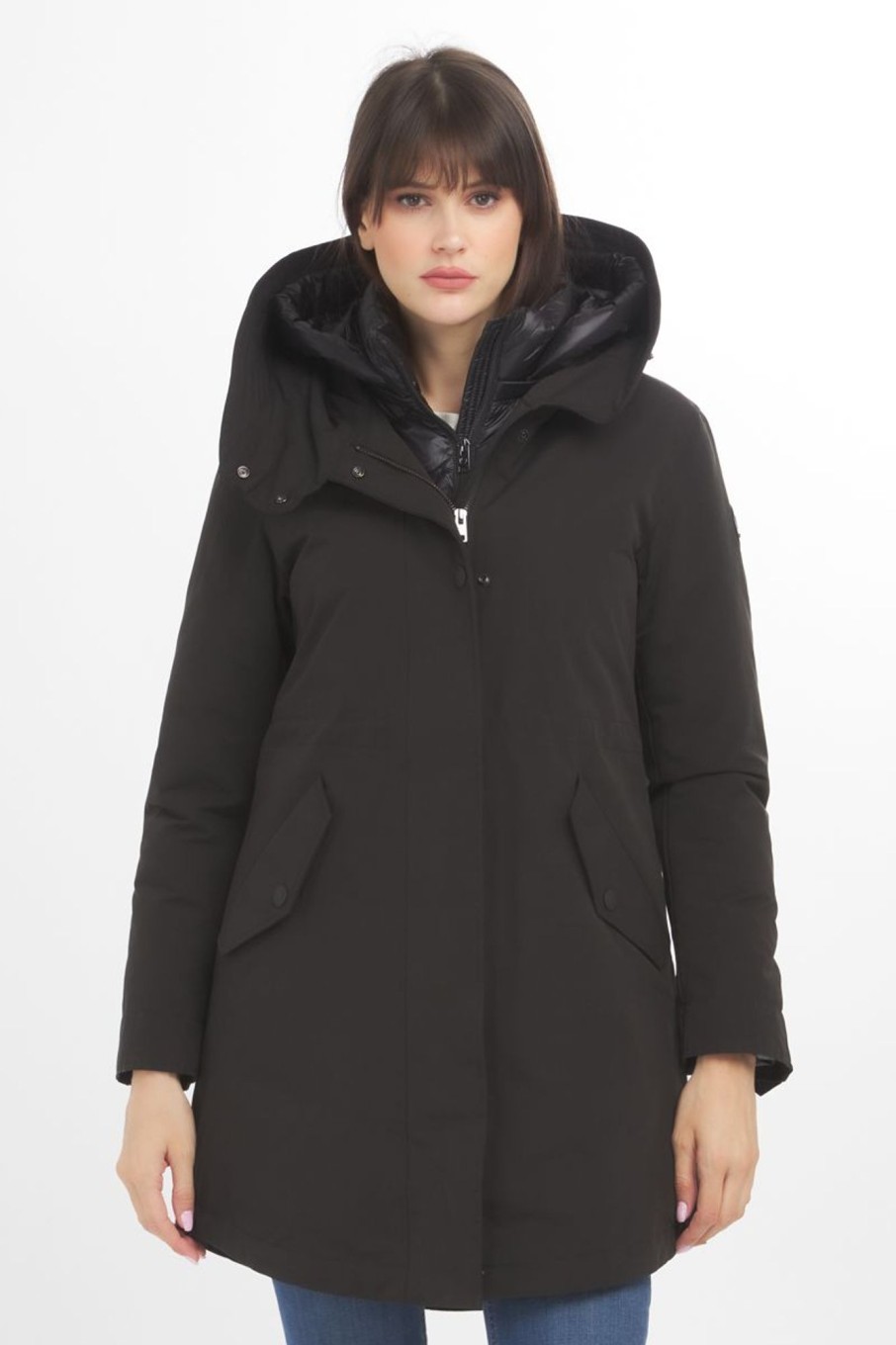 Donna Woolrich | Parka Donna Nero