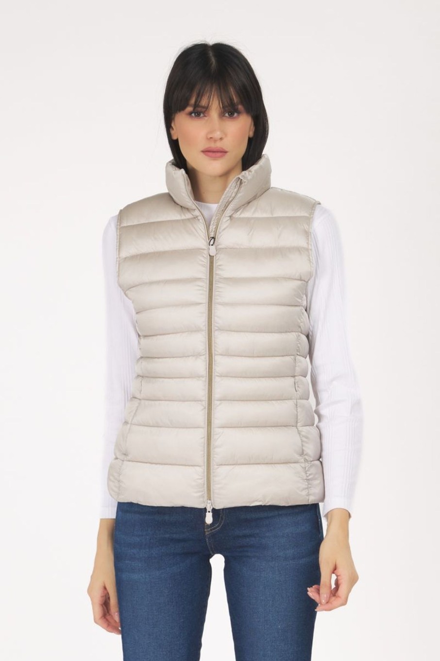 Donna Save The Duck | Gilet Donna Beige