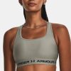 Donna Under Armour | Reggiseno Sportivo Ua Crossback Mid Da Donna Grigio