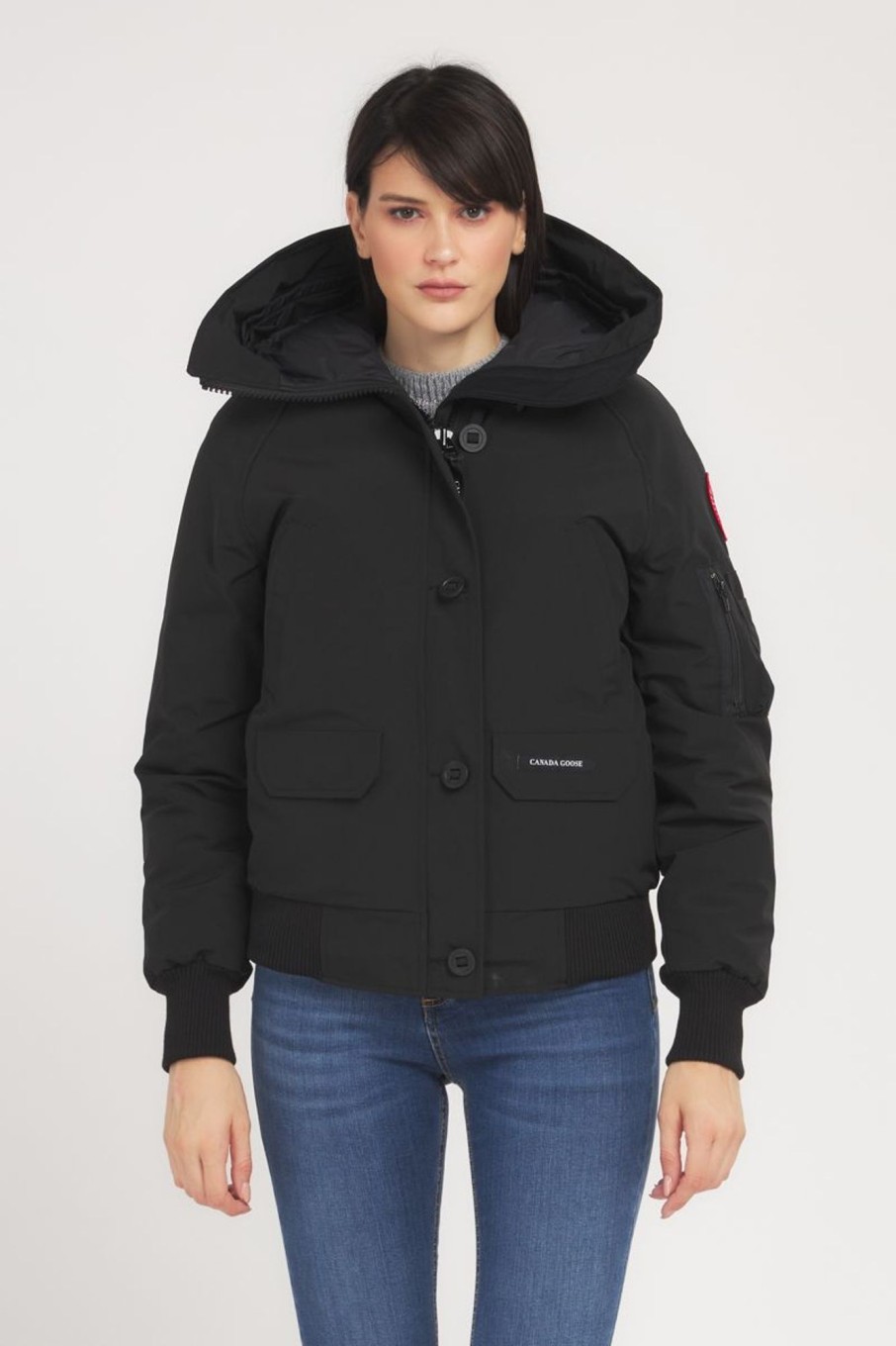 Donna Canada Goose | Bomber Donna Nero