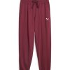 Donna Puma | Pantaloni A Vita Alta Her Donna Bordeaux