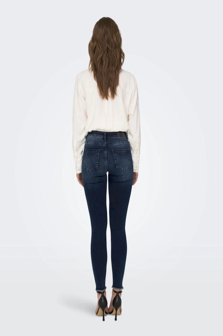 Donna Only | Onlblush Life Ankle Skinny Fit Jeans Donna Blu