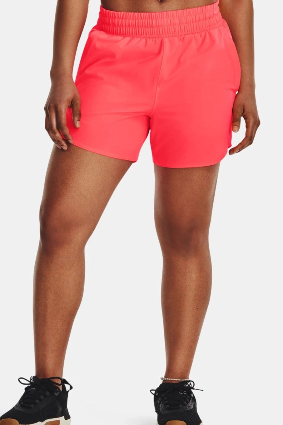 Donna Under Armour | Shorts Ua Flex Woven 13 Cm Da Donna Fucsia