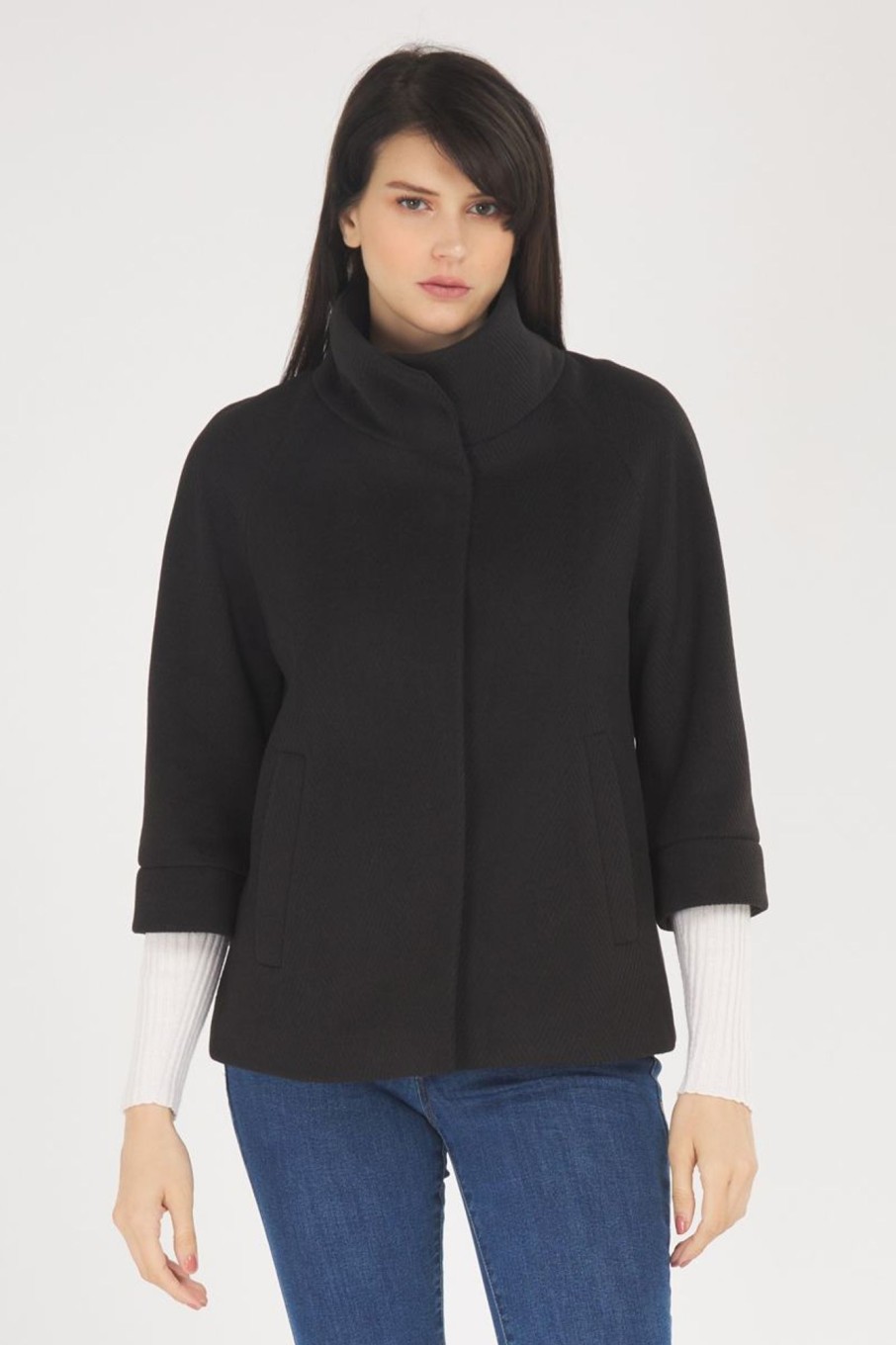 Donna Capani | Cappotto Donna Nero