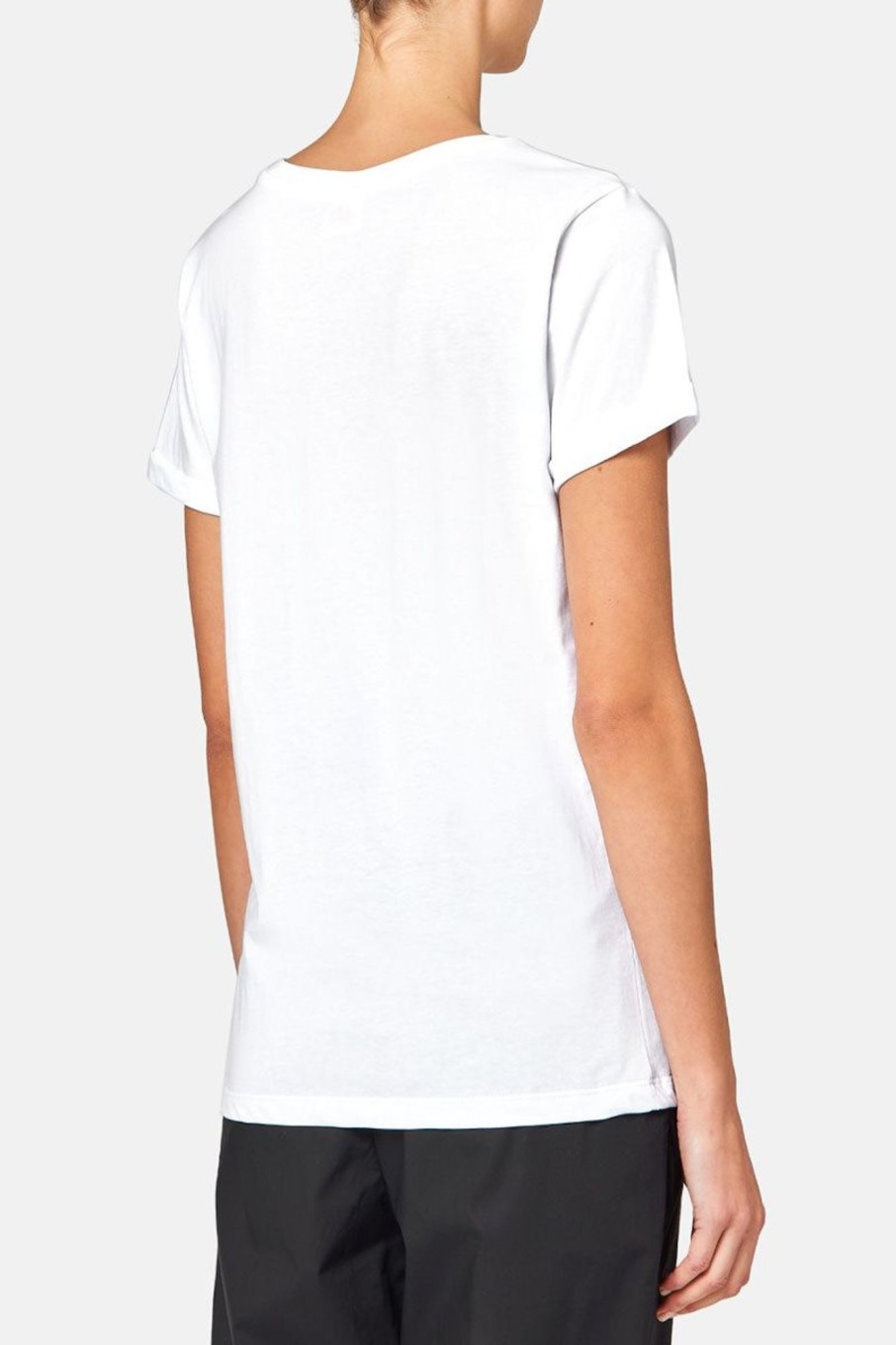 Donna Sundek | T-Shirt Girocollo Con Stampa Mana Donna Bianco