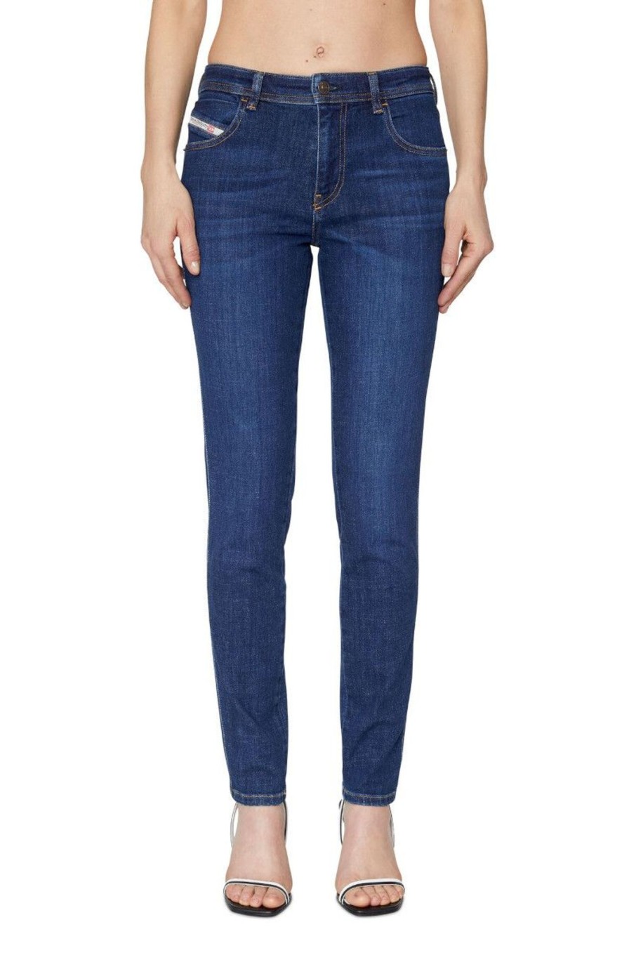 Donna Diesel | Jeans Skinny Babhila Donna Blu